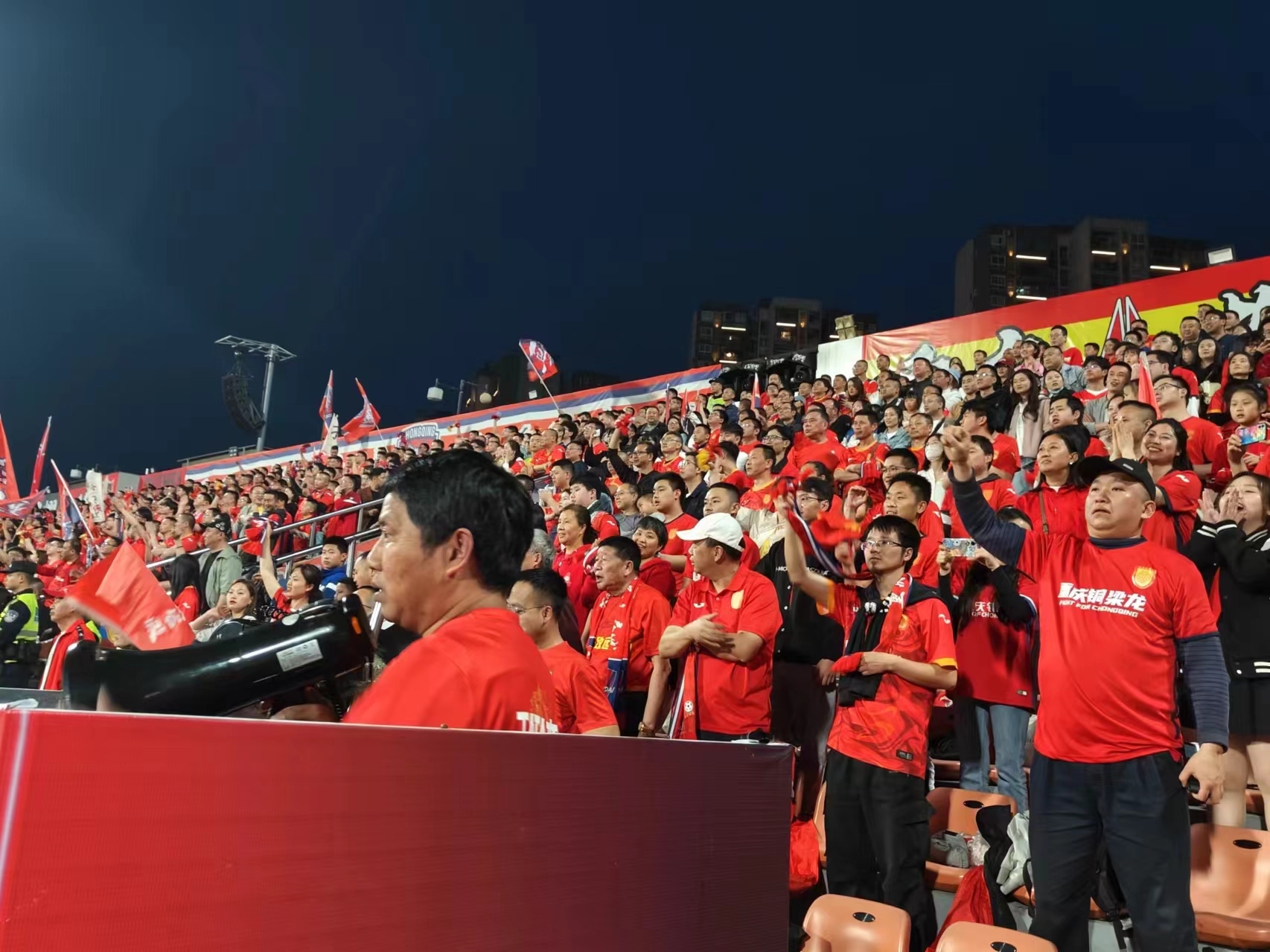 精彩赛事引爆全场，球迷尽情沸腾